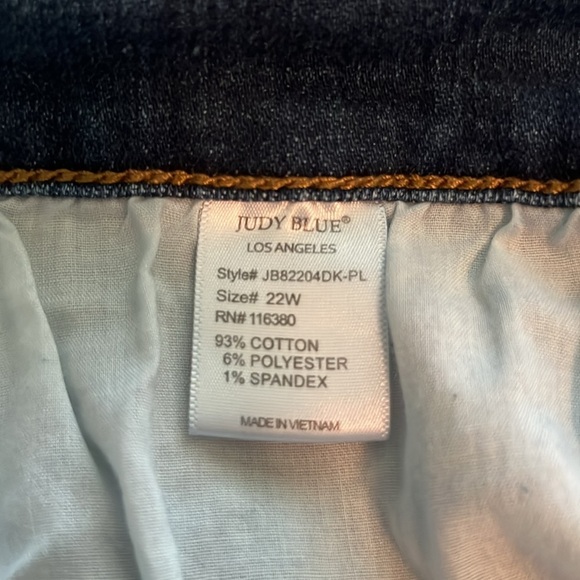 Judy Blue Slim Fit High Rise Size 22W - Picture 12 of 16